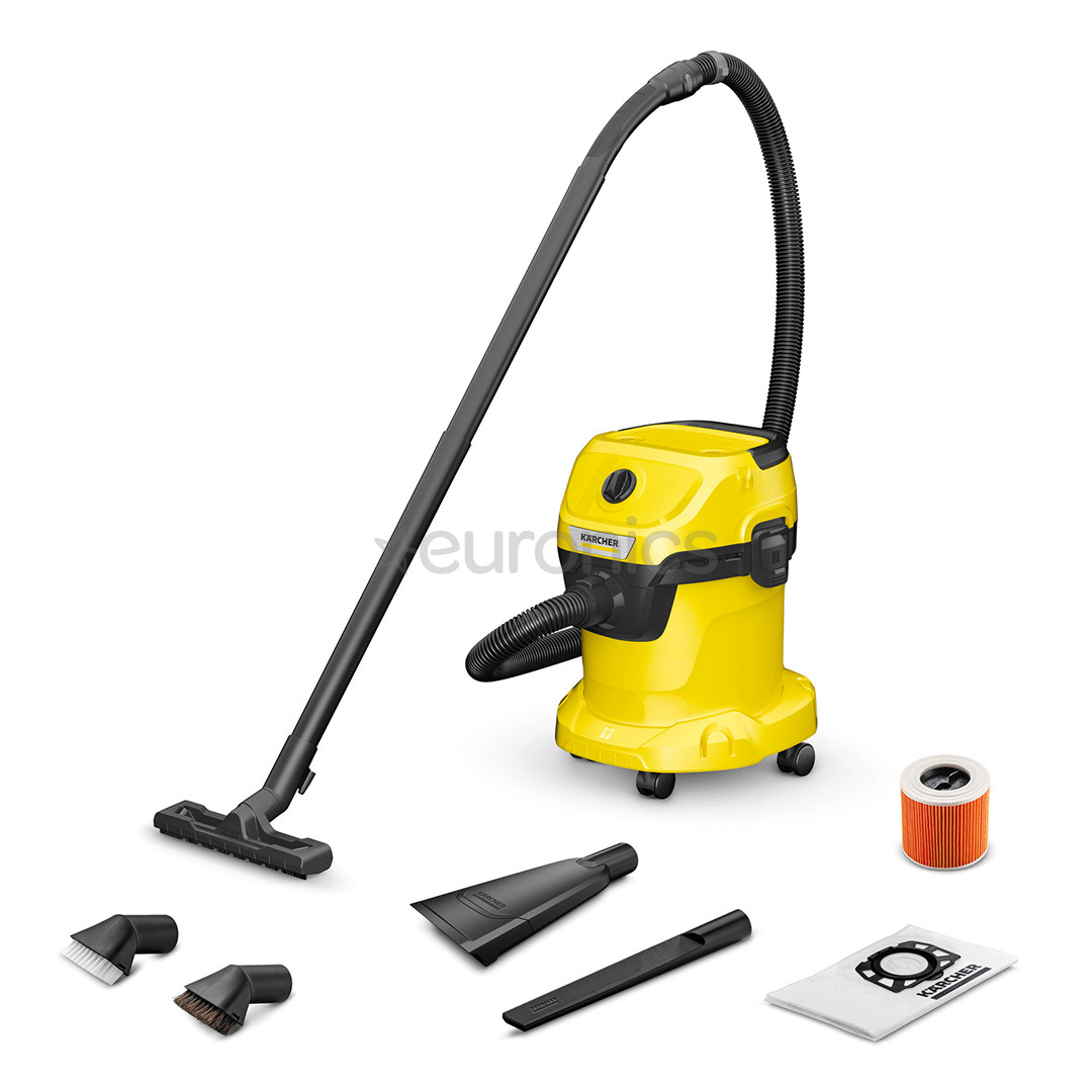Kärcher WD 3 V-15/4/20 Car, желтый - Пылесос для сухой и влажной уборки