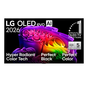 LG OLED evo AI G6, 77'', 4K UHD, OLED, melna - Televizors