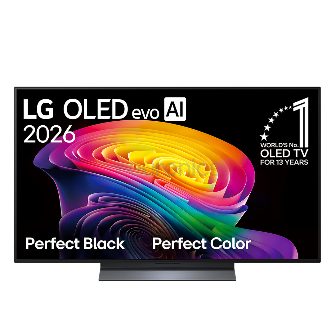 LG OLED evo AI C6, 48'', 4K UHD, OLED, tumši pelēka - Televizors