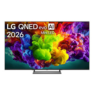 LG QNED93 evo AI, 75'', 4K UHD, QNED Mini LED, melna - Televizors 75QNED93B6A.AEUQ