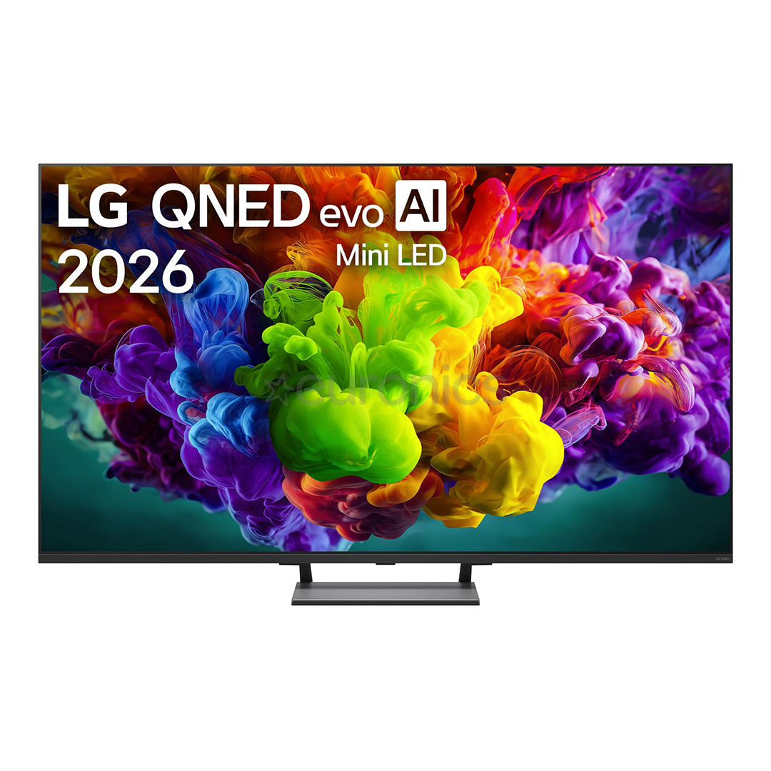 LG QNED93 evo AI, 55'', 4K UHD, QNED Mini LED, melna - Televizors