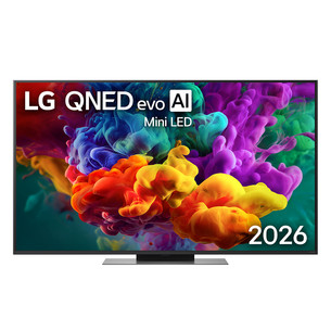LG QNED87 evo AI, 55'', 4K UHD, QNED Mini LED, melna - Televizors