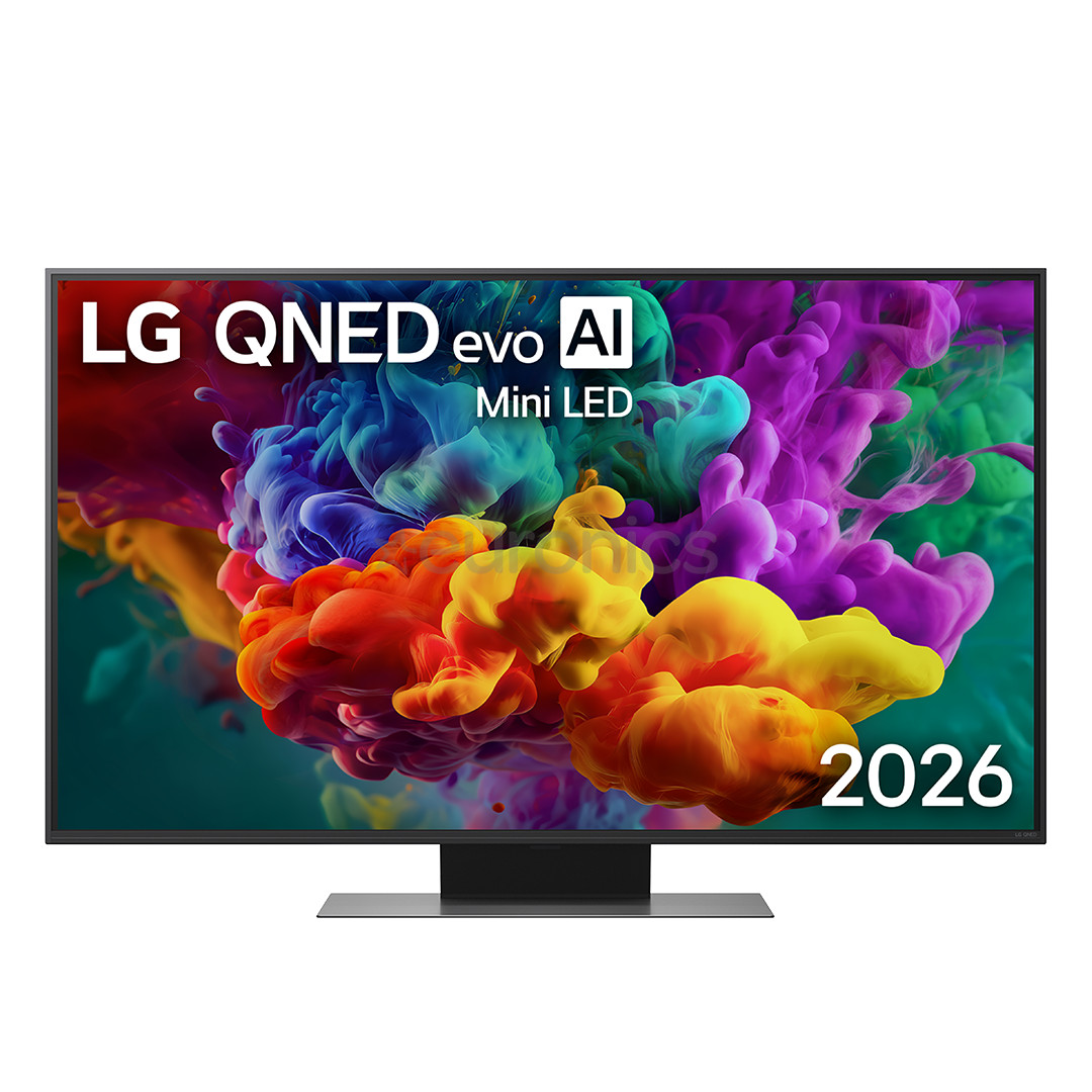 LG QNED87 evo AI, 50'', 4K UHD, QNED Mini LED, melna - Televizors