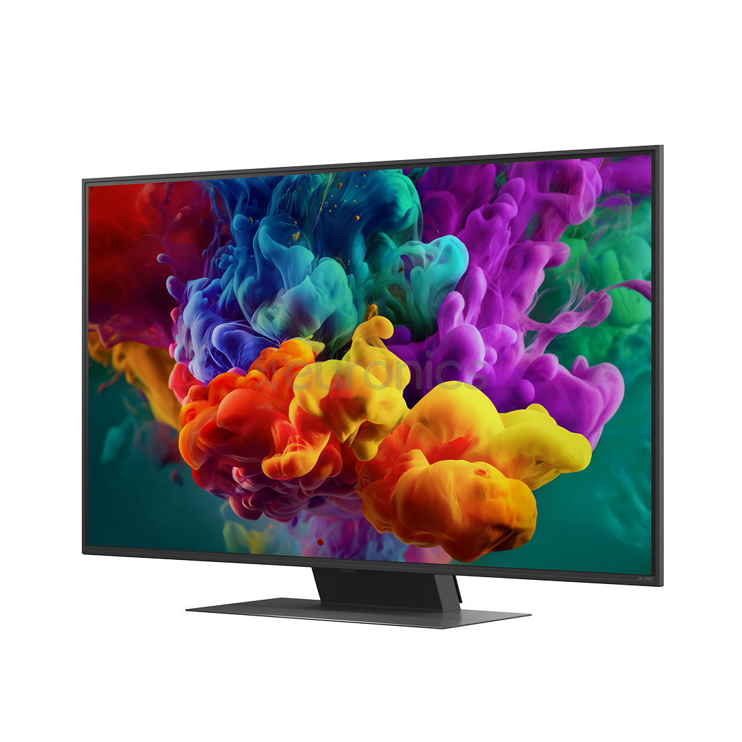 LG QNED87 evo AI, 50'', 4K UHD, QNED Mini LED, melna - Televizors
