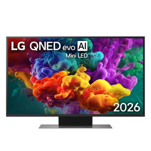 LG QNED87 evo AI, 43'', 4K UHD, QNED Mini LED, melna - Televizors 43QNED87B3A.AEU