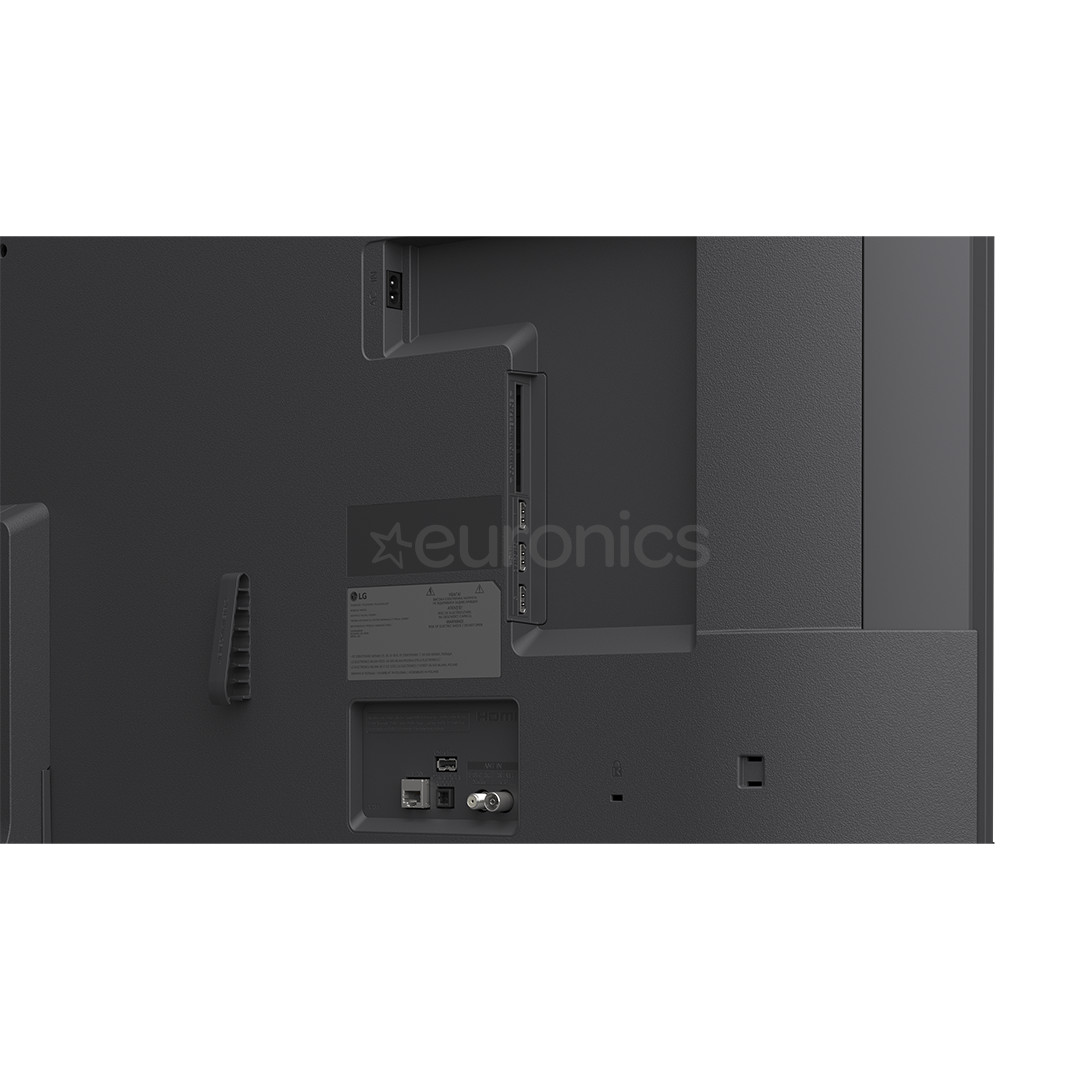 LG evo AI QNED83, 75'', 4K UHD, QNED Mini LED, melna - Televizors