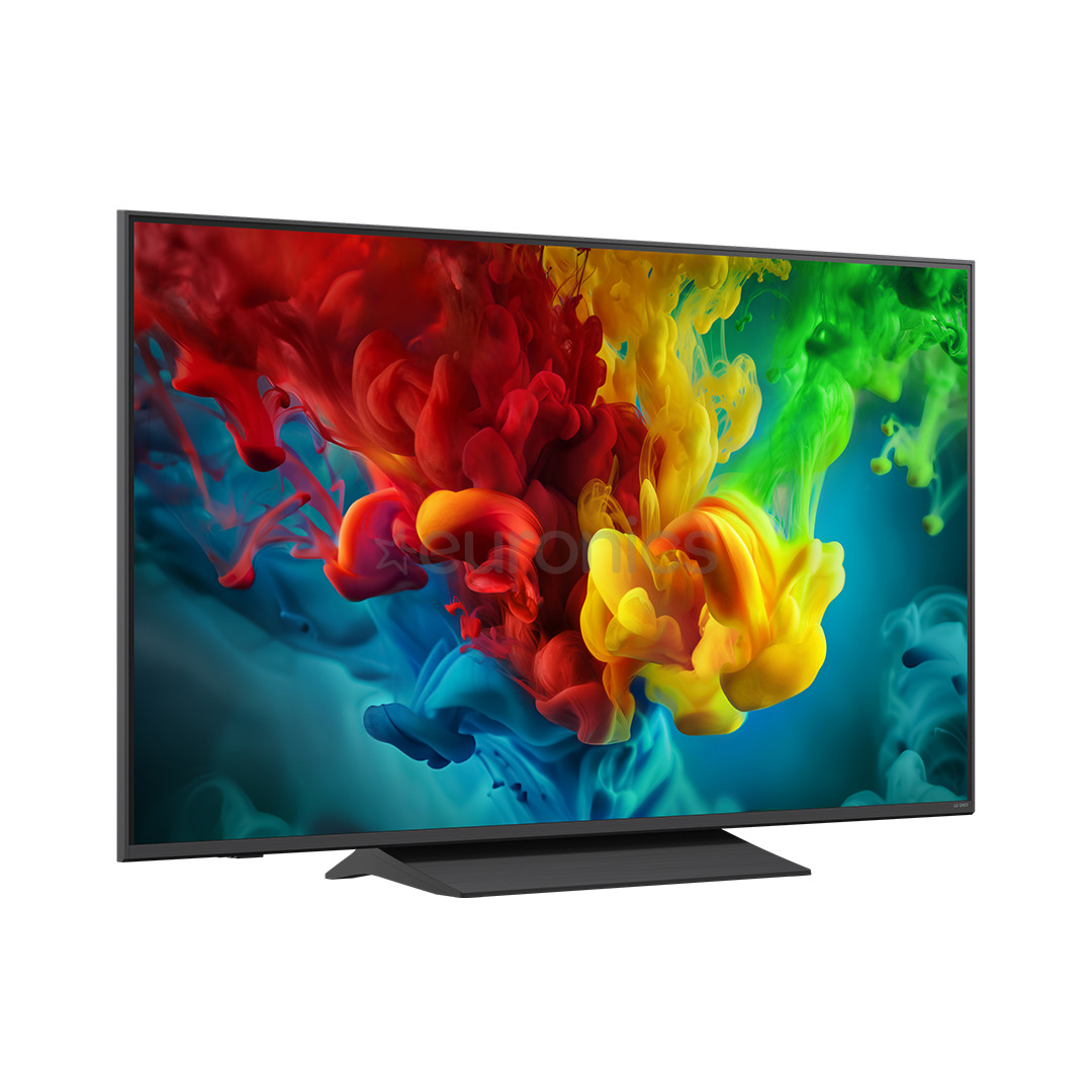 LG evo AI QNED83, 55'', 4K UHD, QNED Mini LED, melna - Televizors