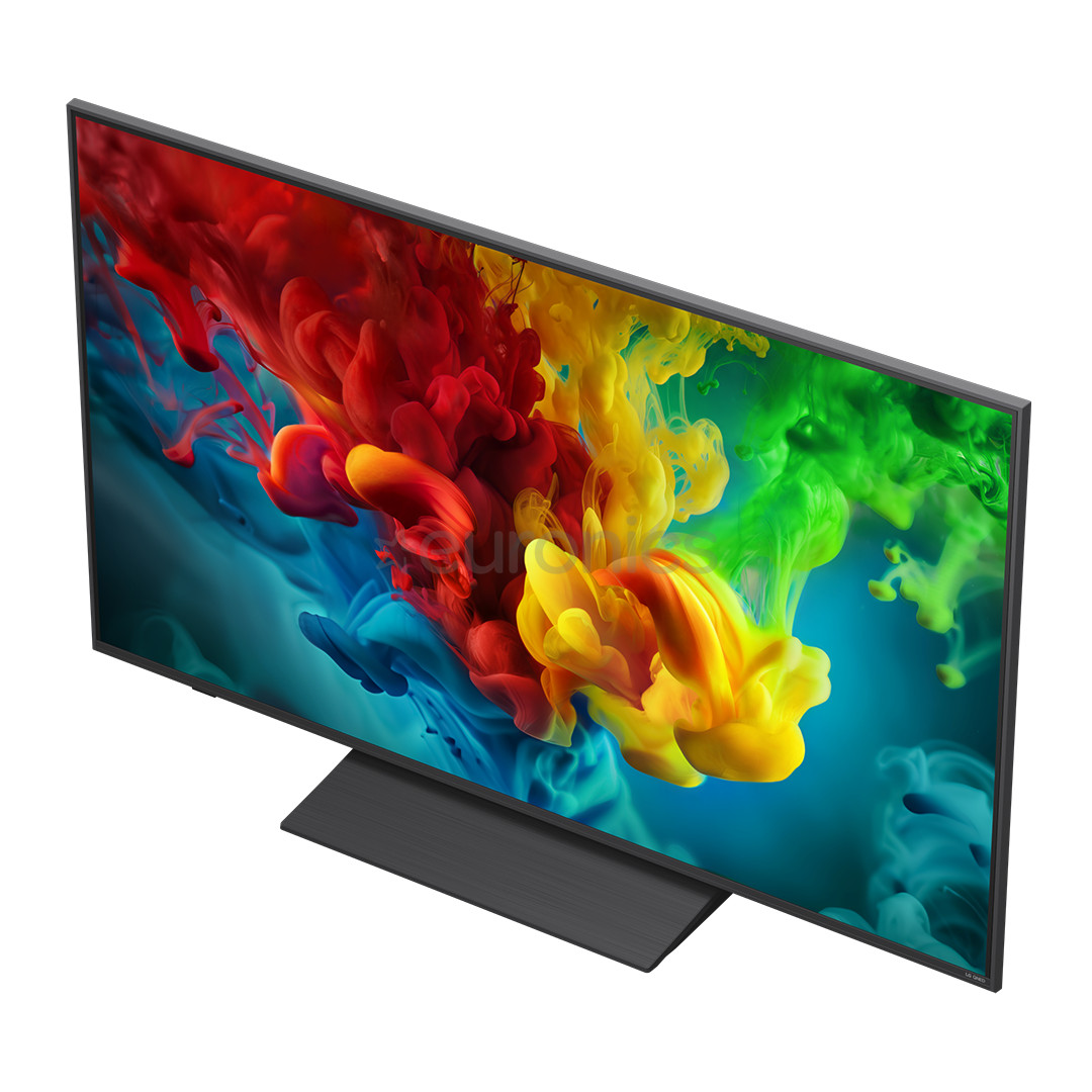 LG evo AI QNED83, 55'', 4K UHD, QNED Mini LED, melna - Televizors