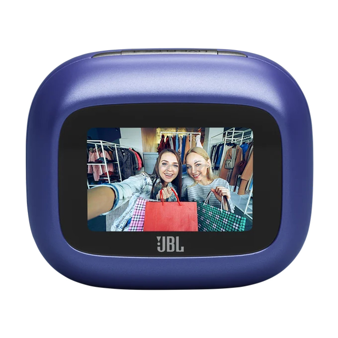 JBL Live Flex 4, zila - Bezvadu austiņas