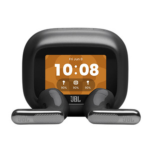 JBL Live Flex 4, melna - Bezvadu austiņas JBLLIVEFLEX4BLK