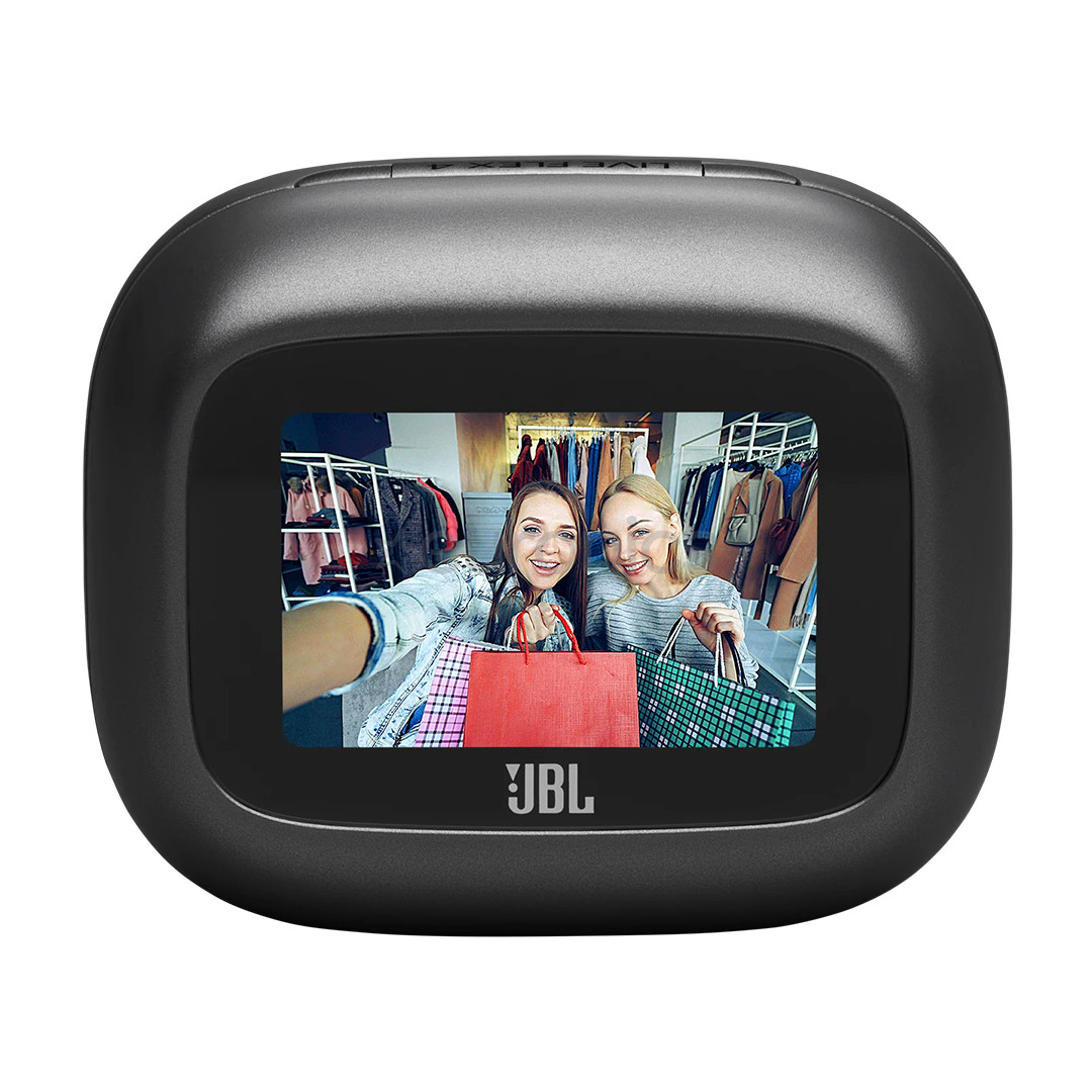 JBL Live Flex 4, melna - Bezvadu austiņas
