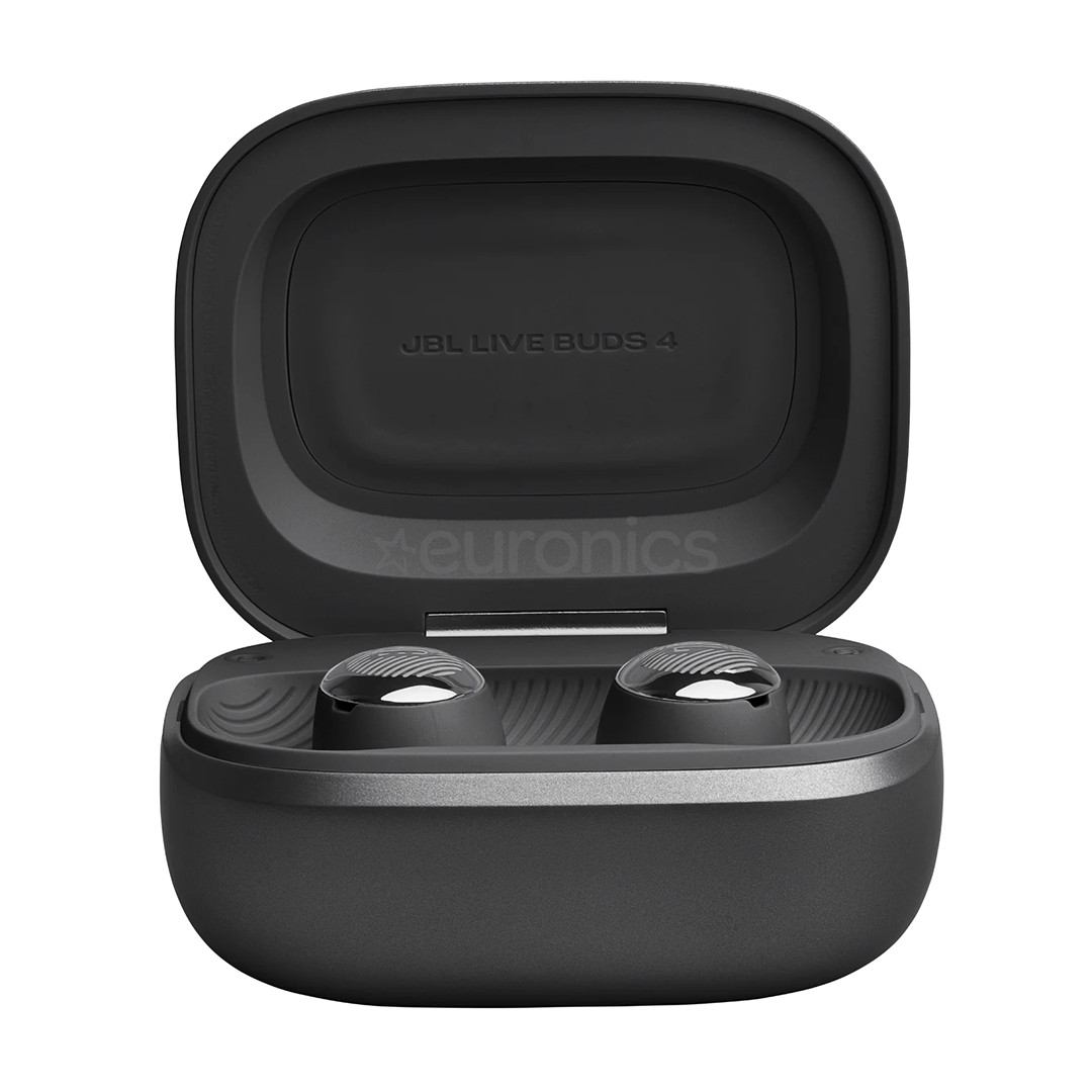 JBL Live Buds 4, melna - Bezvadu austiņas