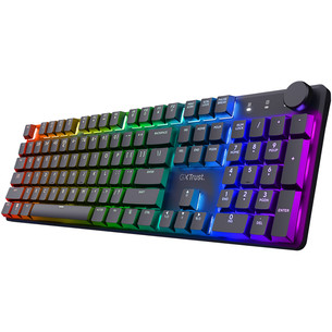 Trust GXT 868 Torix, US, black - Wireless keyboard