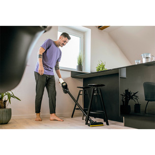 Kärcher VC 4 Cordless myHome, melna/balta - Bezvadu putekļu sūcējs