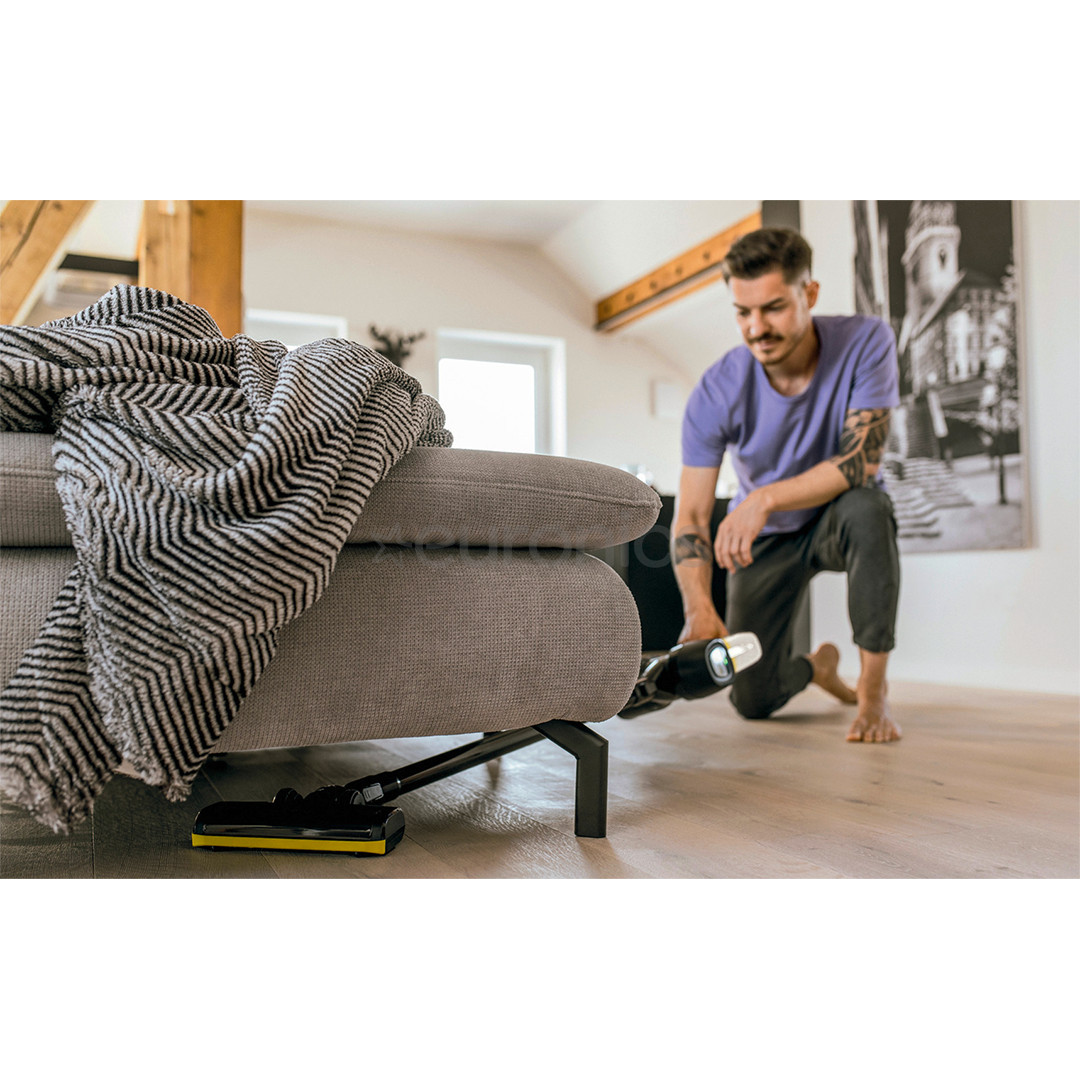 Kärcher VC 4 Cordless myHome, melna/balta - Bezvadu putekļu sūcējs