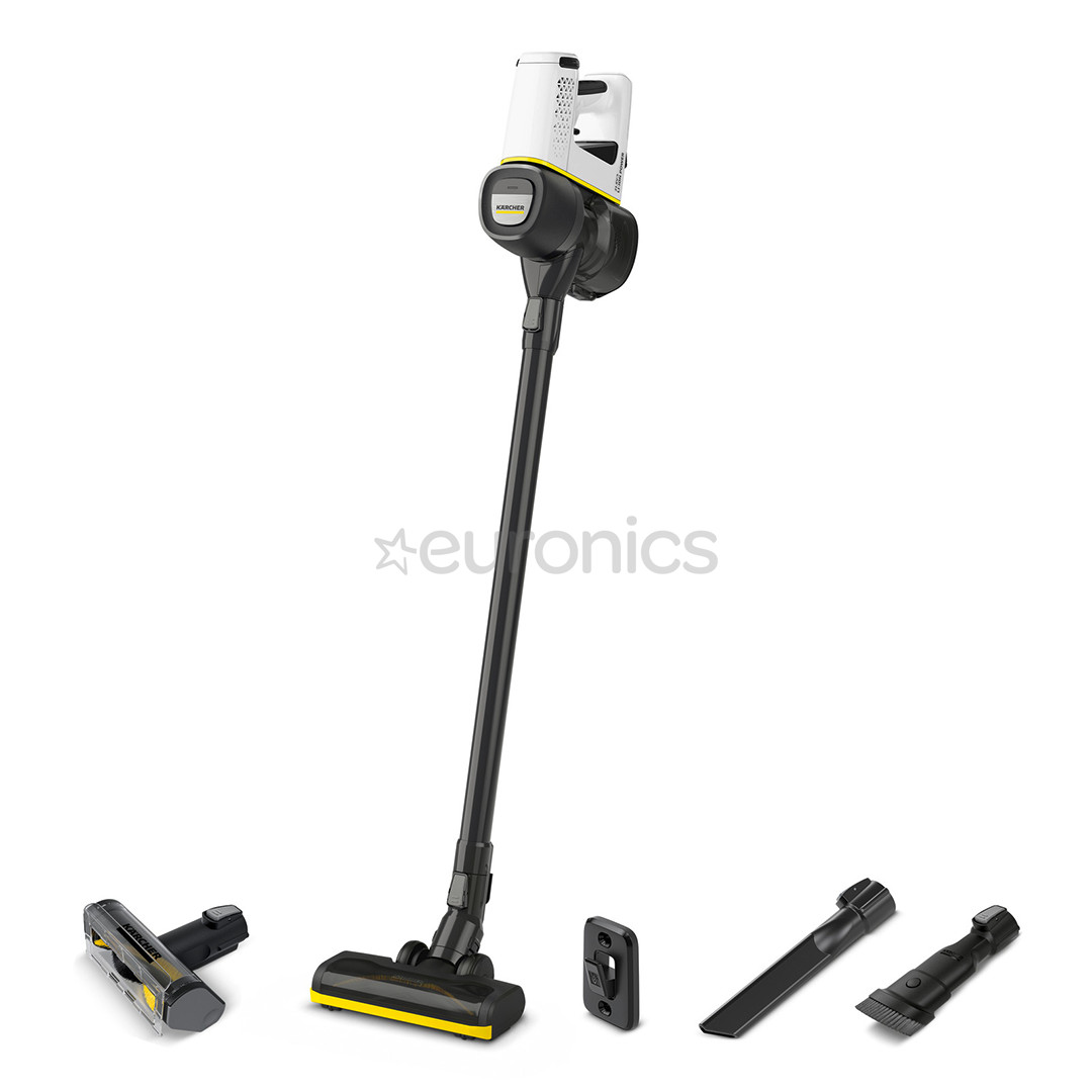 Kärcher VC 4 Cordless myHome Pet, melna/balta - Bezvadu putekļu sūcējs