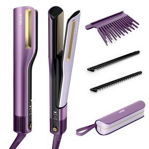 Shark SilkiPro, Plum Satin, lillā - Matu taisnotājs ar žāvēšanas funkciju