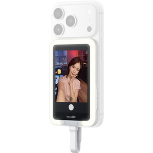 Insta360 Snap Selfie Screen with Light, white/gray - Smartphone accessory