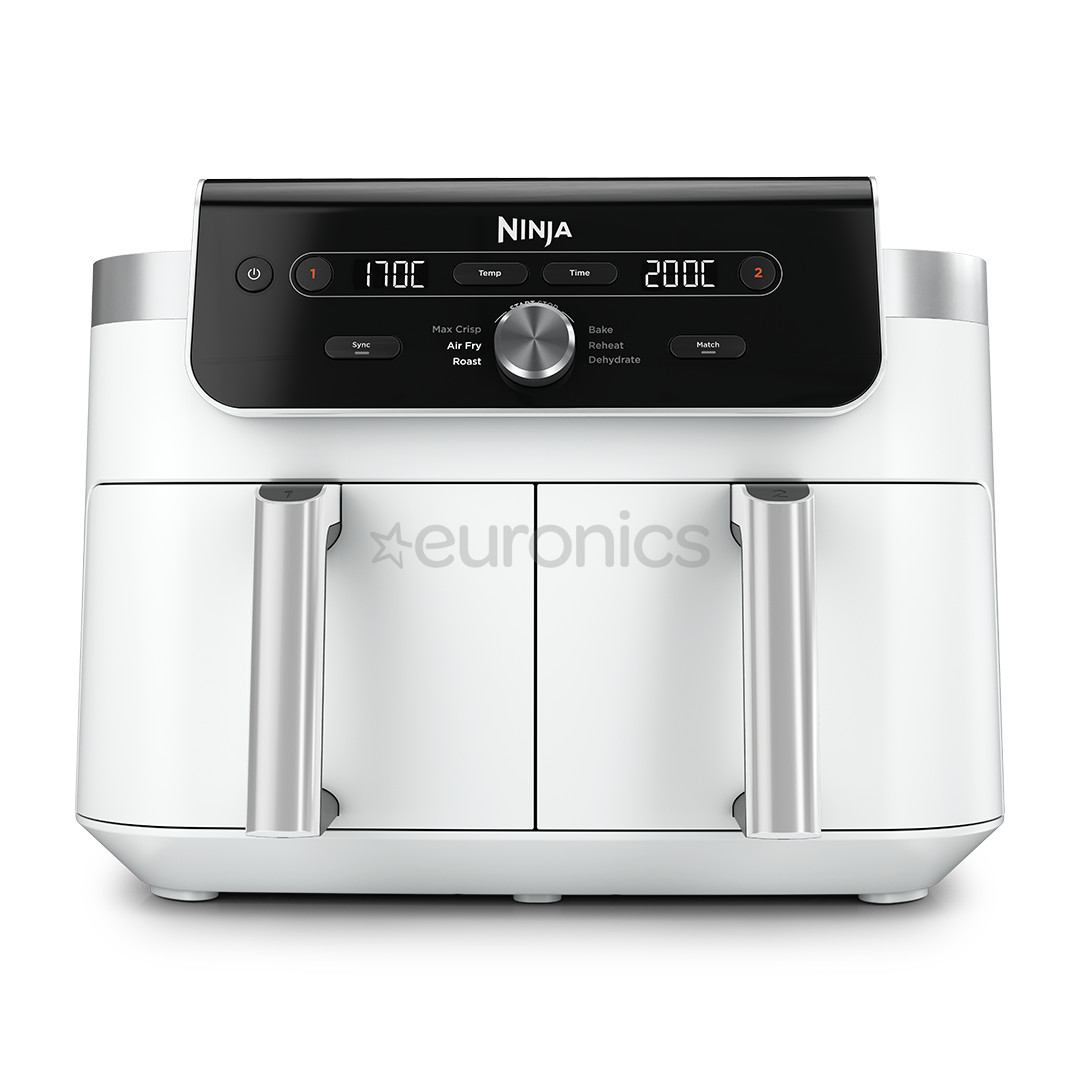 Ninja DualZone XL 9.5 L, 2470 W, balta - Karstā gaisa friteris DZ901EUWH