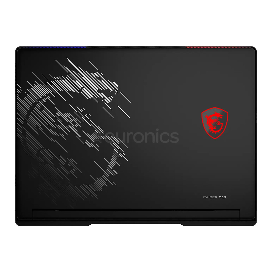 MSI Raider 16 Max HX B2WI, 16'', QHD+, 240 Hz, Core Ultra 9, 32 GB, 2 TB, RTX 5080, ENG, melna - Portatīvais dators