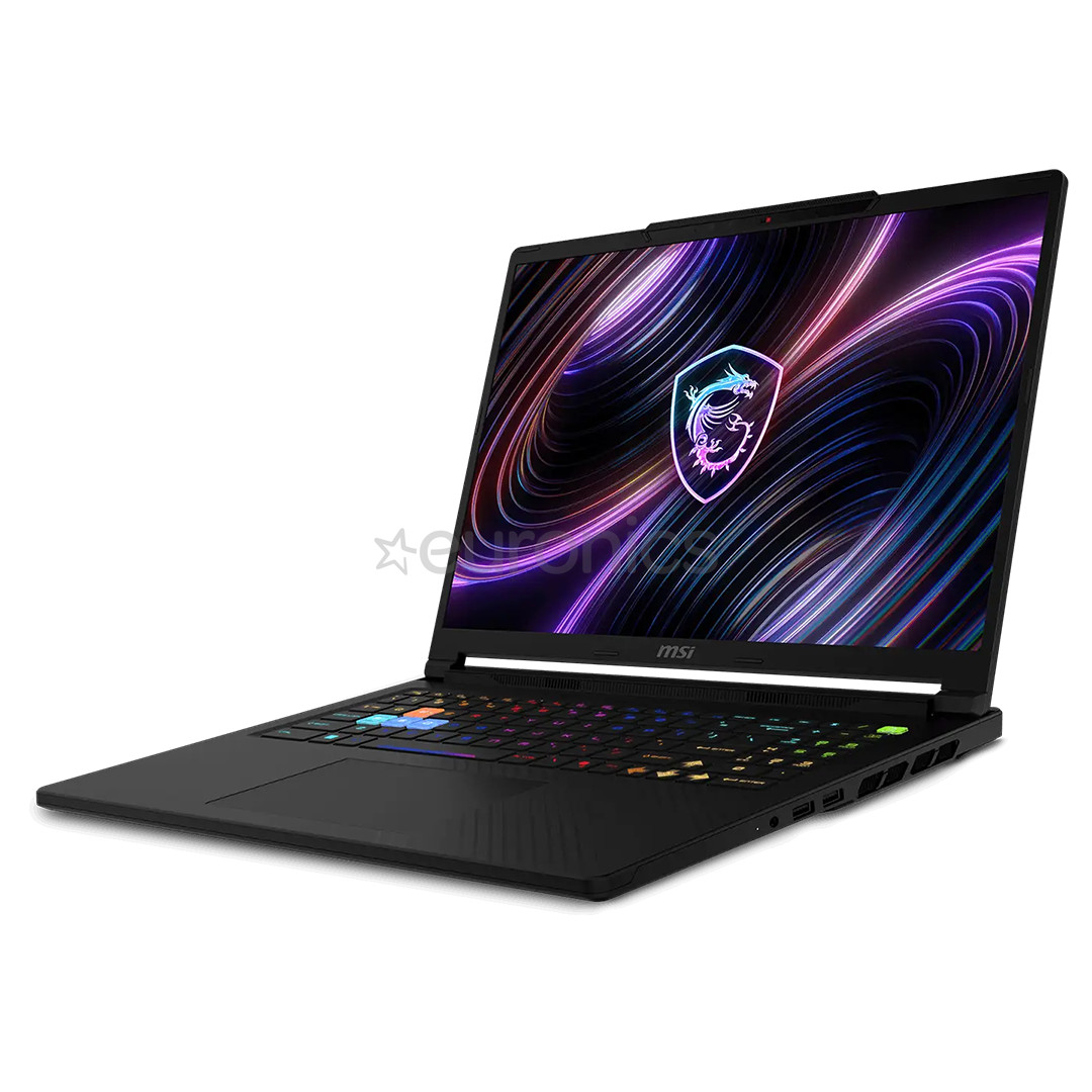 MSI Raider 16 HX B2WH, 16'', QHD+, 240 Hz, Ultra 9, 32 GB, 1 TB, RTX 5070Ti, ENG, melna - Portatīvais dators