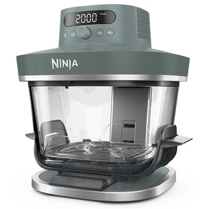 Ninja CRISPi PRO 7-in-1 XL, 2050 W, 5.7 L, caurspīdīga/pelēka - Karstā gaisa friteris