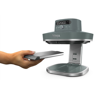 Ninja CRISPi PRO 7-in-1 XL, 2050 W, 5.7 L, caurspīdīga/pelēka - Karstā gaisa friteris