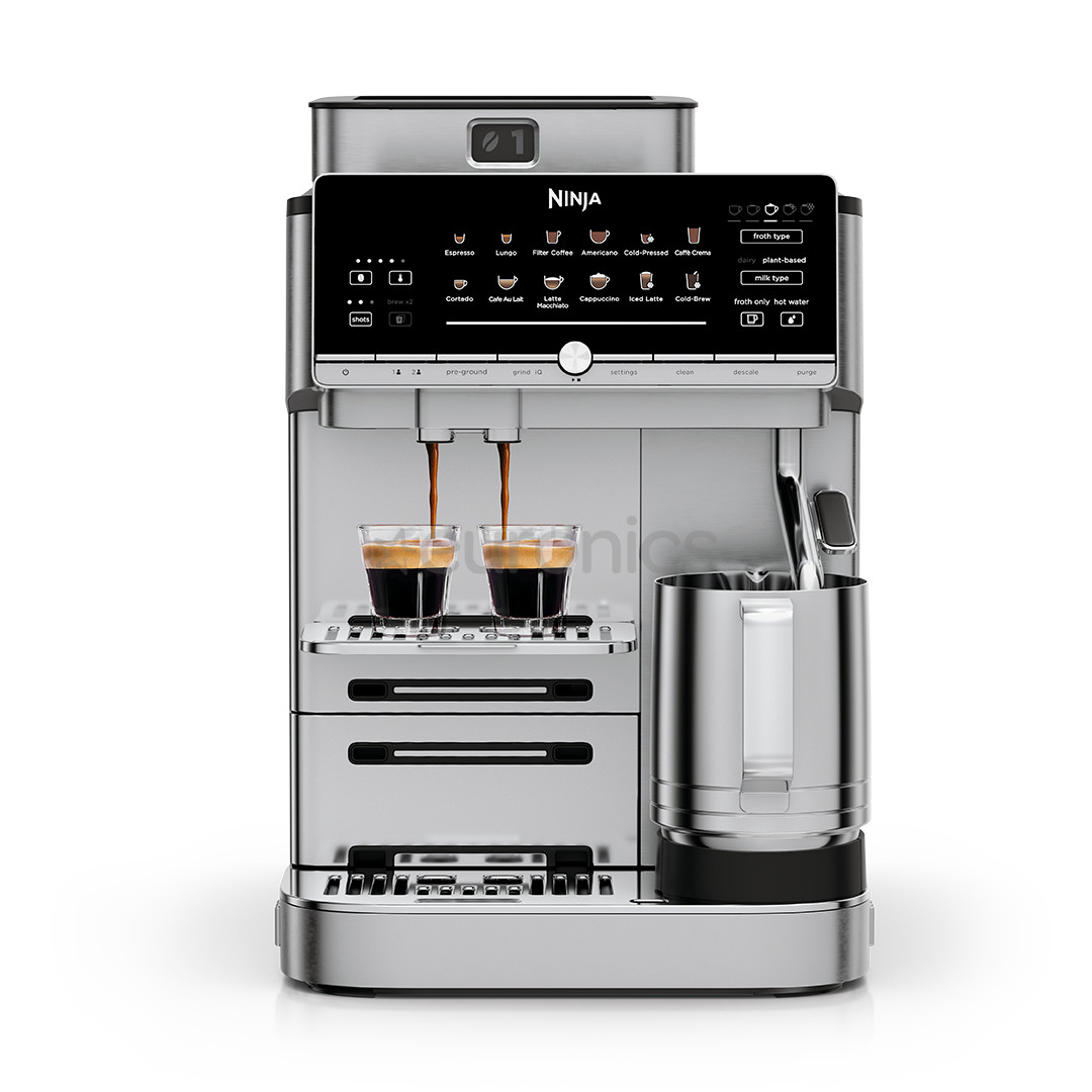 Ninja AutoBarista Pro, sudraba - Kafijas automāts AE1052EU