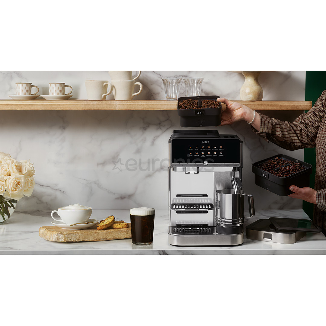 Ninja AutoBarista Pro, sudraba - Kafijas automāts