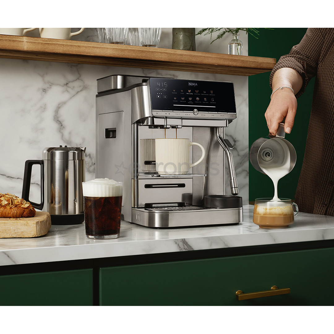 Ninja AutoBarista Pro, sudraba - Kafijas automāts