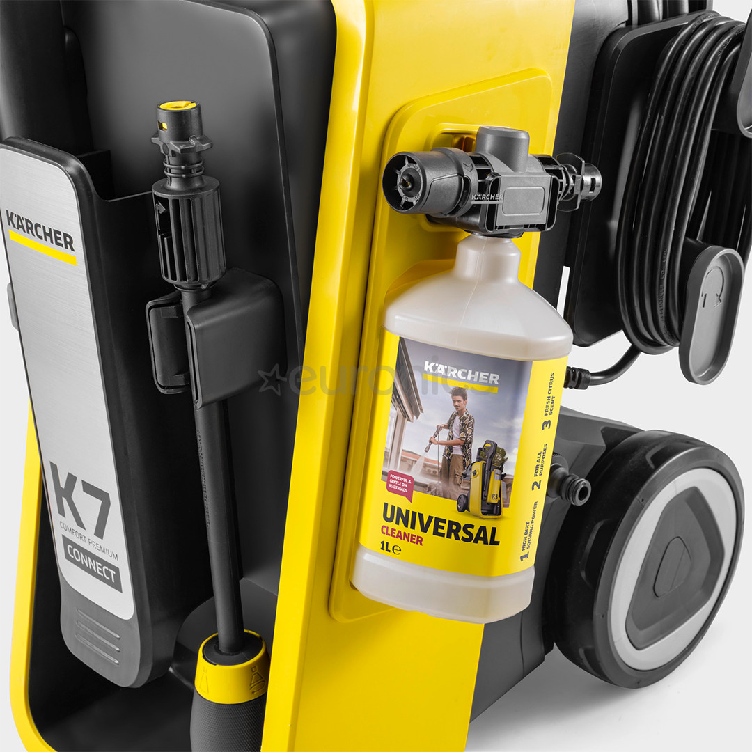 Kärcher K 7 Comfort Premium Connect, dzeltena/melna - Augstspiediena mazgātājs