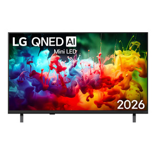 LG QNED72 AI, 43'', 4K UHD, QNED Mini LED, black - TV 43QNED72B3B.AEU