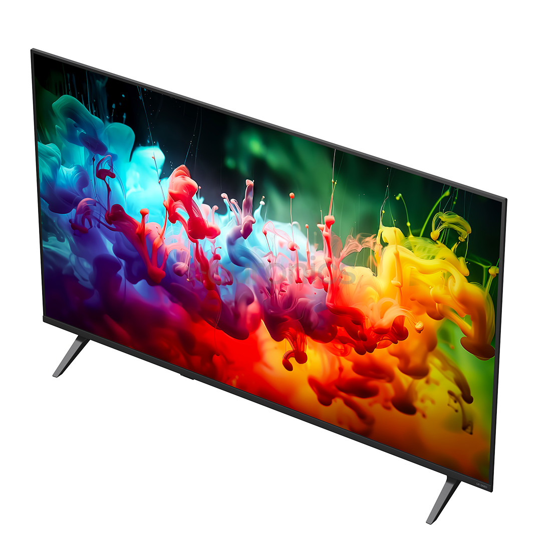 LG QNED72 AI, 50'', 4K UHD, QNED Mini LED, black - TV