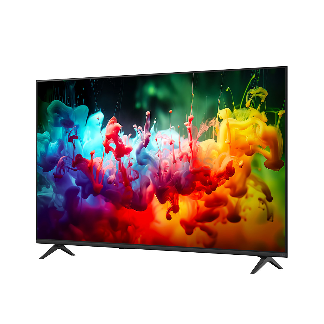 LG QNED72 AI, 65'', 4K UHD, QNED Mini LED, melna - Televizors
