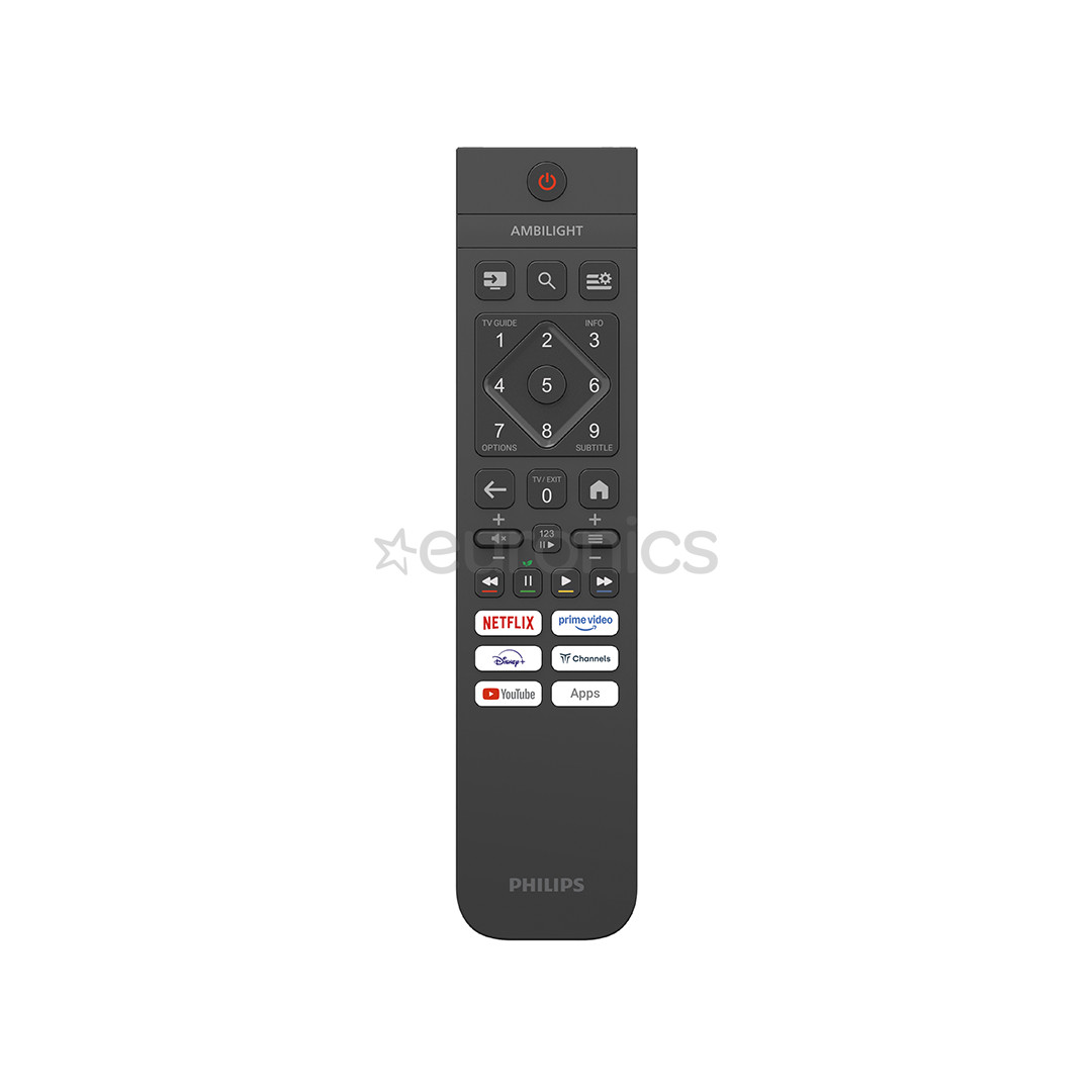 Philips PQS7801, 50'', 4K UHD, QLED, black - TV