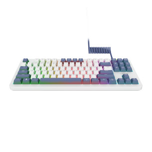 Trust GXT 872 Zyra, TKL, US, balta - Klaviatūra
