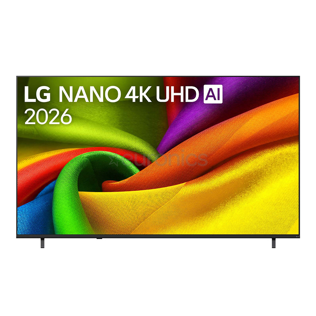 LG NANO85 AI, 85'', 4K UHD, LED LCD, black - TV