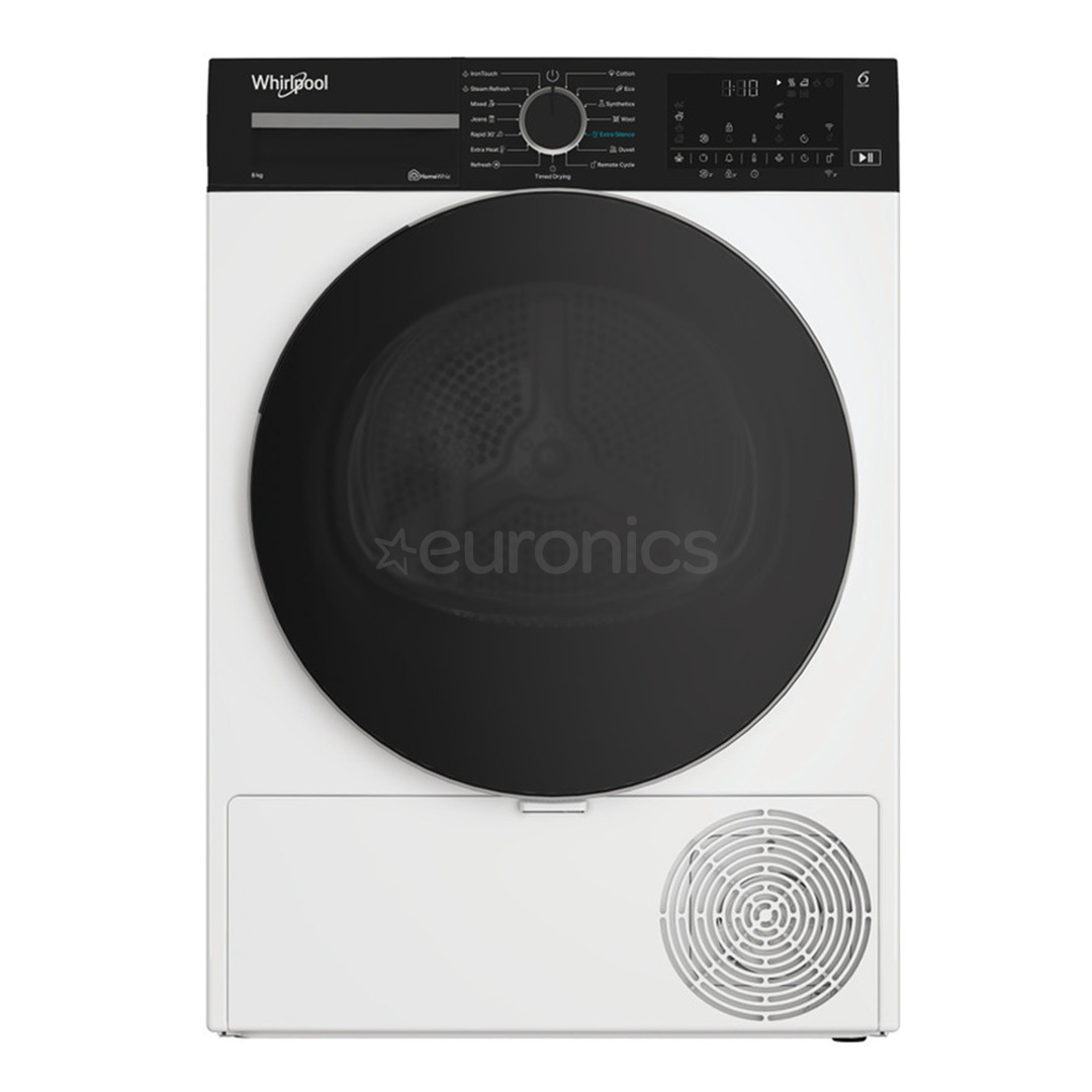 Whirlpool, 8 kg, depth 60.7 cm - Clothes dryer