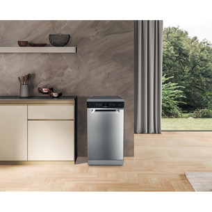 Whirlpool, 10 komplekti, nerūsējošā tērauda - Brīvi stāvoša trauku mazgājamā mašīna