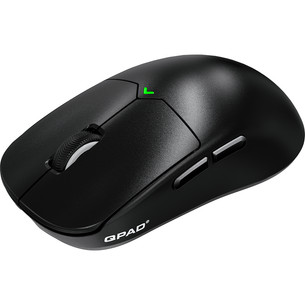 QPAD Mark Model 1, melna - Bezvadu datorpele