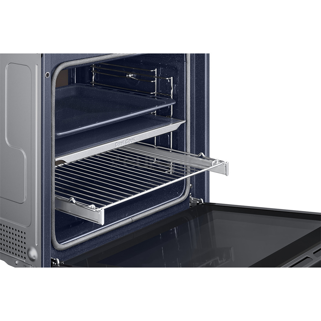 Samsung Dual Cook, каталитическая очистка, 76 л, черный - Интегрируемый духовой шкаф