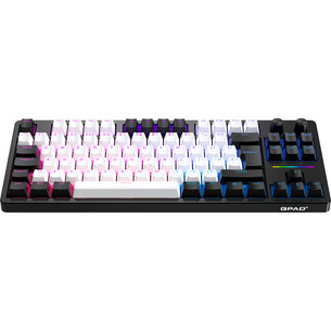 QPAD Loop TKL Model 3, SWE, balta/melna - Bezvadu klaviatūra 422020-NO