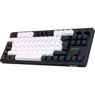 QPAD Loop TKL Model 3, SWE, balta/melna - Bezvadu klaviatūra