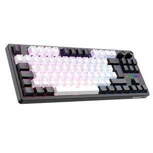 QPAD Loop TKL Model 3, SWE, balta/melna - Bezvadu klaviatūra