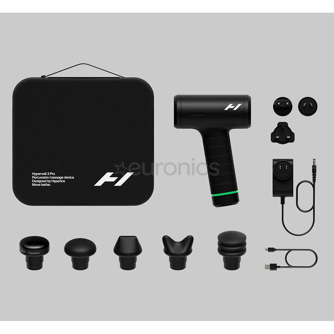Hyperice Hypervolt 3 Pro, black - Massage gun
