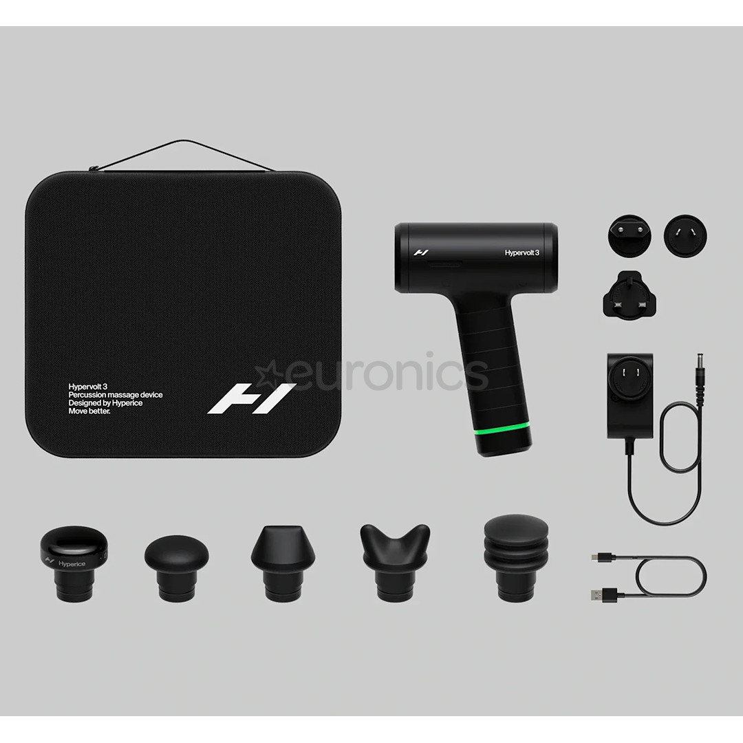 Hyperice Hypervolt 3, black - Massage gun