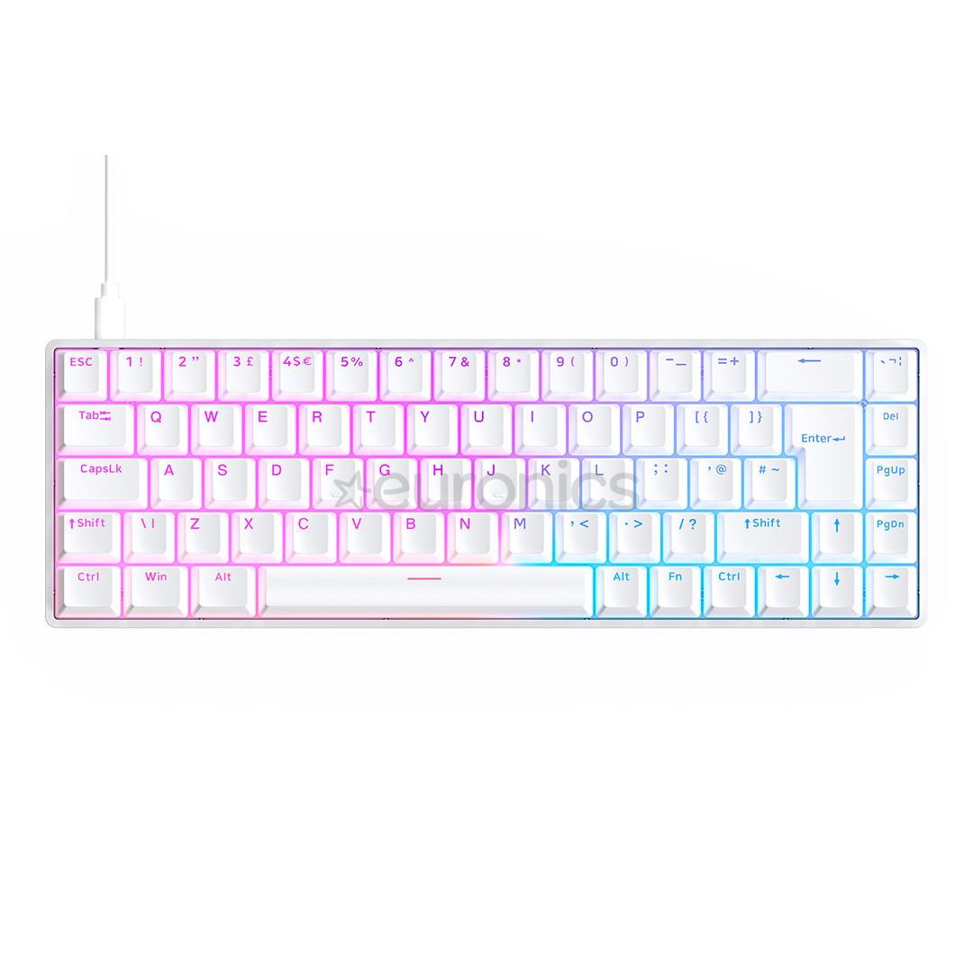 QPAD Flux 65 Model 5, UK, white - Keyboard 422022-UK