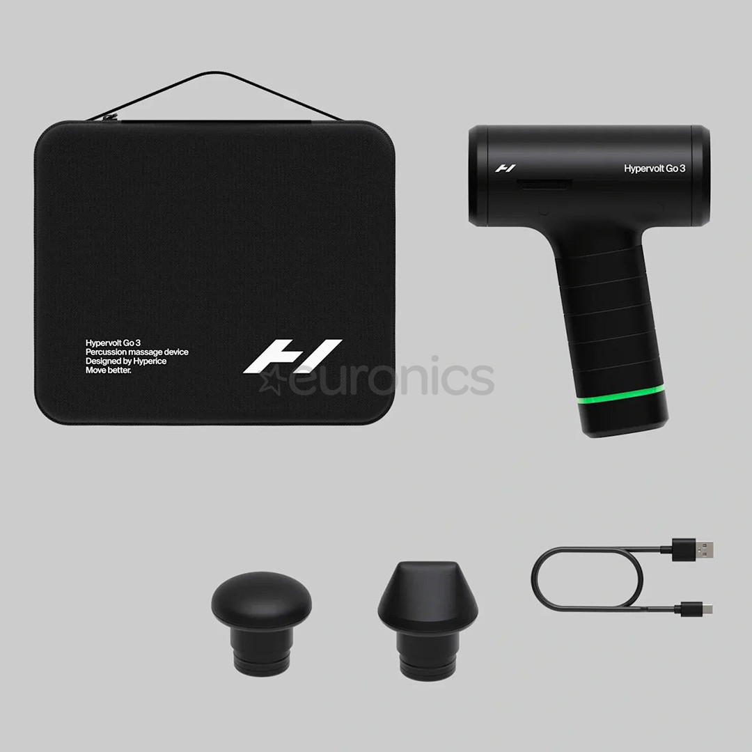 Hyperice Hypervolt Go 3, black - Massage gun