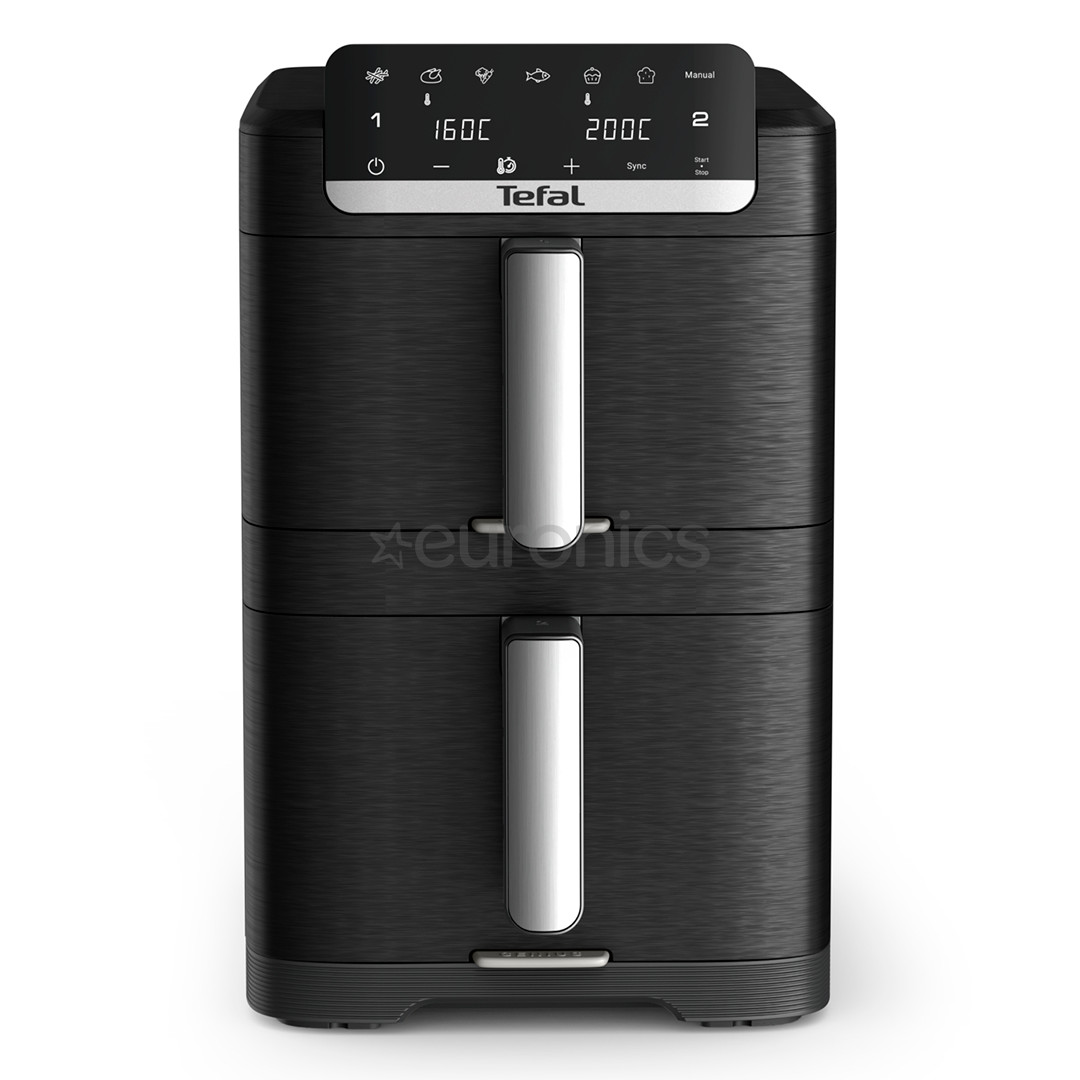 Tefal Easy Fry Crispy Stack, 10 L, 2700 W, black - Air fryer