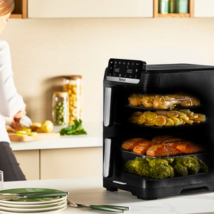 Tefal Easy Fry Crispy Stack, 10 L, 2700 W, black - Air fryer